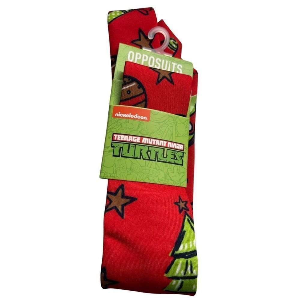 Nicolodean’s Teenage Mutant Ninja Turtles Opposuits Holiday Mens Neck Tie Nwt — image 5 of 8